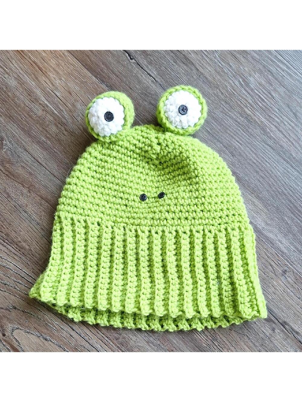 Crochet Frog Hat
